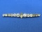 Sterling Silver Bar Pin by Kramer of New York – Rhinestones – 2 3/4” long – 5.2 grams
