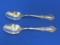 Pair of Sterling Silver Teaspoons – Wild Rose by International Silver – 61.5 grams