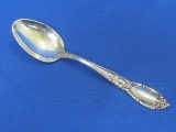 Sterling Silver Teaspoon by Towle – Ornate Design – 42.1 grams – 6” long