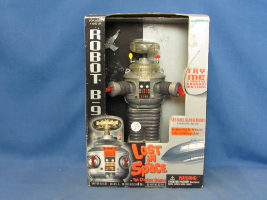 Lost In Space Robot B9 – Dated 1997 – Sealed in Box – Battery Dead – Dusty