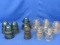 10 Vintage Insulators (Power/Telephone/Telegraph) -1 Rubber, others Glass