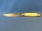 Imperial Fixed Knife With Synthetic Mother of Pearl Handle – 8 1/8” L – As Shown