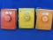 3 Fisher Price Pocket Radio Musc Boxes: Sing a Song of six Pence, Mulberry Bush & My Name is Michael