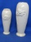 2 Lennox  China  Bud  Vases 5 3/4” & 7 1/2” Tall
