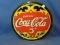Coca Cola Metal Round Sign – Dated 1999 – 12” D – As Shown