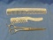 Early 1900 Magnetic Comb & Other Comb & Barber's Weltbekannt Scissor