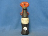 Cast Iron Door Knocker Coca Cola Bottle – Bottle 5 3/4” T – Piece Broke Back Side