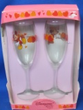 Pair of Mickey Mouse  Champaign Glasses in Box – Disneyland Resort Paris  - Box Worn