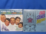 2 Vintage LPs: “Old Time Radio” 2 Records 1 Jacket & “Robin & the Hoods”- Arr. Nelson Riddle