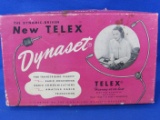One Telex Dynaset Model D-7 6701 Impedance 6 ohms – Headset For Transcribing Clarity & Radio monitor