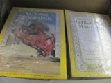 Vintage National Geographic Magazines – 1 Box, Magazines are bundled in plastic wrap