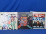 3 Vintage Albums: Groovin' The Young Rascals; Happy Jack The Who; Jefferson Airplane Takes Off