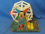1966 Fisher Price Musical Ferris Wheel #969 – Works – Missing People – Chairs