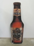 Miller Reserve Beer Metal Bottle Sign – 30” T – As Shown