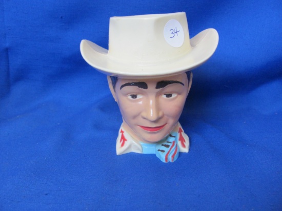F&F Roy Rogers Plastic Cup – 4 1/4” T – As Shown