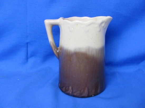Stoneware Pitcher – 5 3/8” T – Flake Chip & Crazing – As Shown