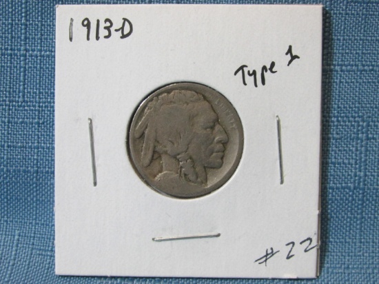 1913-D Type I Buffalo Nickel? - date appears illegible, info taken from holder