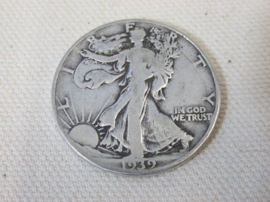 1939-D Walking Liberty Half Silver Dollar