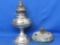 2 Oil Lamps: Rayo (Electrified Long Ago) & Short one by The Miller Co. Rayo is 13” tall