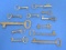 12 Vintage Skeleton Keys – Longest is 3 1/2” - Condition varies, as shown