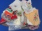20 Vintage Handkerchiefs – All with some kind of Floral Design – Different Fabrics