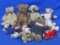 Box Lot of Mini Teddy Bears – Ganz – Boyd's - Ty & more – Tallest is 8” - Good condition