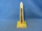 Washington Monument Metal Thermometer – 5 3/8” T – Works – As Shown