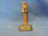 1973 Midwest Watch Fob Collectors Watch Fob – Leather Strap – As Shown