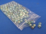 Bag of Decorative Marbles – Iridescent – For Vases, etc. Need to be washed