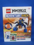 Lego Ninjago Adventure Pack – Sealed – Includes 2 Books, Stickers & a Jay Nanomech Model