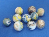10 Limited Run “Orbit” Glass Marbles from JABO – Made in the USA