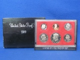 1980 United States Proof Set – 6 Coins – Good condition