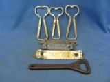 Beer – Hilton Hotels – Unmarked Bottle Can Openers (7) – As Shown