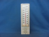 Plastic Thermometer – Farmer's Elevator Oakland MN – 3” x 10 3/4” - Works