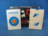 Cigarette Playing Cards – Vantage – Marlboro & Merit – Vantage Pack Sealed