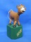 Vintage Toy Push Puppet – Elsie the Cow from Borden's – Made by Mespo Products Co
