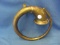 Brass Car Carriage Horn – 8 1/2” D – Missing Rubber Bulb – Some Repairs