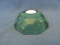 Green Tinted Paper Weight – 2 1/4” D – Tiny Nick – As Shown