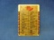 Union Pacific Railroad Plastic Shopping Reminder Pad – 2” x 3” - One Tab Broke Off
