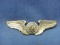 Military Wings Badge – 3” L – One Pin Tab Broke Off – As Shown