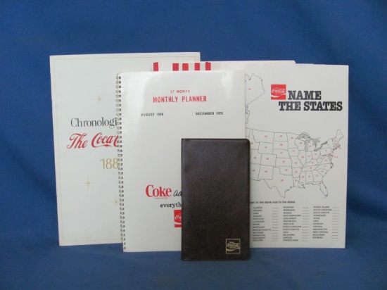 Coca Cola Ephemera – Planners – History – Tablets – As Shown