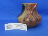 Navajo Pottery Vase or Pot – With COA – 4” tall – By Lavina Bartlett