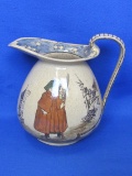 Royal Doulton Pitcher – Night Watchman – 6 1/2” tall – Register No. dates to 1901