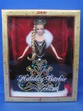 2006 Holiday Barbie by Bob Mackie – Black Velvet Gown w White Faux Fur Trim – New in Box