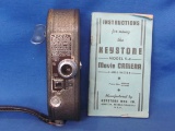 Vintage Keystone Model K-8 Movies Camera with Manual – 8 Millimeter – Made in Boston