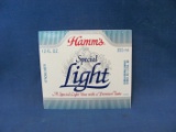 Hamm's Beer Special Light 12 oz. Bottle Labels (10) – 3 1/8” x 3 1/2” - As Shown