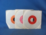 R Rated 45 Records (3) – Trash Records (2) & Lusty (1) – Not Tested – As Shown