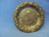 Chicago Post Office Metal Dish – Japan – 5” D – As Shown