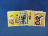 1960's Walt Disney Productions Stickers (14) – Mickey Mouse – Cinderella – Others
