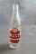 1957 KIST Soda Pop Bottle 10 Oz Garnavillo Iowa Red & White Paint